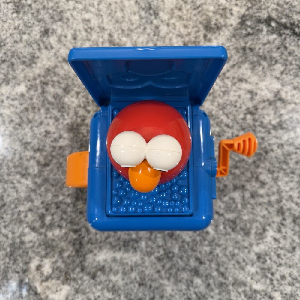 2006 Mattel/Sesame Street Workshop-Elmo Jack in the Box- Musical Pop-Up Play Toy